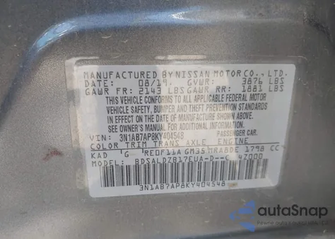 2019 Nissan Sentra Sv from USA, damaged, VIN 3N1AB7AP8KY404548